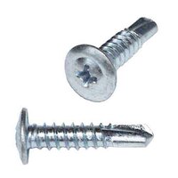 TEKKL121 #12 X 1" K-Lath (Mod. Truss Head), Phillips, Self Drilling Screw (Tek), Zinc